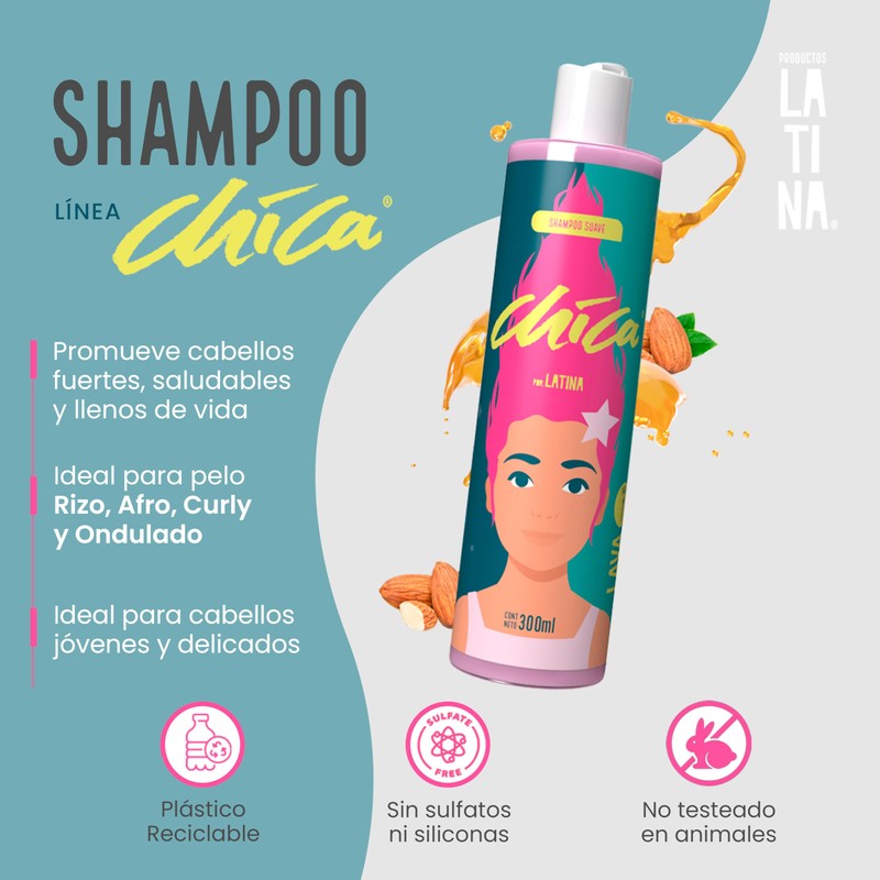 LATINA® | Shampoo - CHICA® | Shampoo Sin Sulfatos y