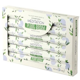 6x Premium Plant Based Stamford Hex Incense Sticks - Meditation - Incence Sticks & Cones