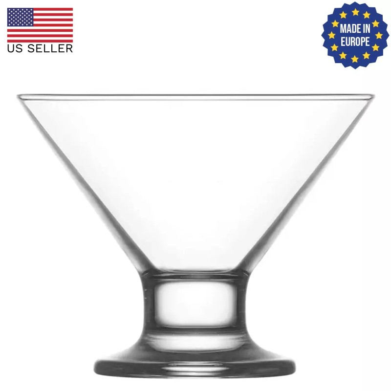 LAV Ice Cream Glass Bowl Set, Elegant Ice Cream Sundae
