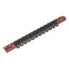 Sealey Ak1412 Socket Retaining Rail With 12 Clips 1/4Sq Drive