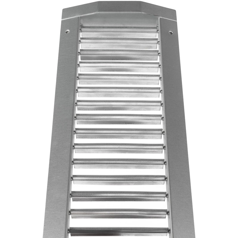 Vent Systems 17" x 5" Inch Galvanized Steel Louvered Air