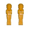2 Yellow Imperial Replacement Foosball Men