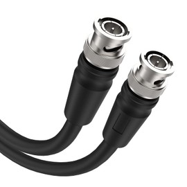 Dbilida 12G SDI Cable 15 m, 4K SDI Video Cable RG11 75ohm BNC Cable 16AWG Supports 12G / 6G / 3G-SDI/HD-SDI for Video Security Camera, Blackmagic SDI Converter