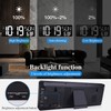 Large Digital Wall Clock with Remote Control 17.2" LED Large