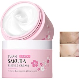 AKARY Sérum Facial Sakura Con Vitamina C Para Mejorar La Piel, Reducir Arrugas E Hidratar. Hidratante Para Piel Seca, Cuerpo Y Rostro (25 G).
