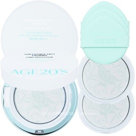 Age 20's Sun Essence Pact Calming Long Protection (1 main product + 2 refills) / 에이지투웨니스 선 에센스 팩트 카밍 롱프로텍션 본품1개+리필2개