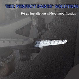 Hokuotolite Driver Foot Pegs Front Support Pegs for Ducati SuperSport, Scrambler, Multistrada 1100, Monster 797, 796, 795, 696, 659, 1100 S