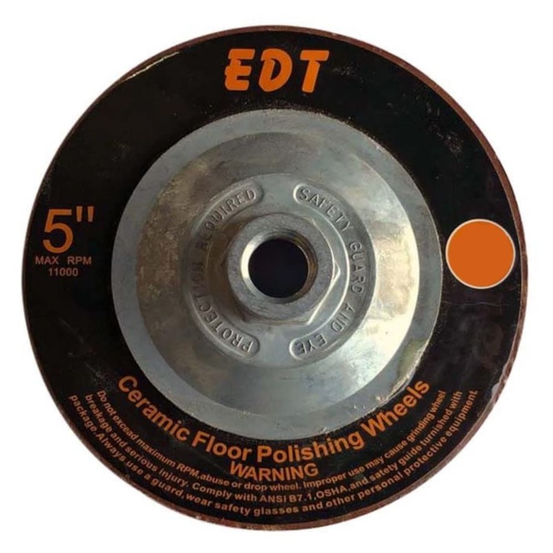 5" Transitional Ceramic Grinding Wheels for Concrete Polishing, #50 Grit,