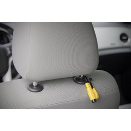 resqme Accessory Pack The Original Emergency Keychain Car Escape Tool, 2-in-1 Seatbelt Cutter and Window Breaker, Made in USA With Visor Clip, Lanyard, Keyring and Cable Tie
