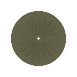 Induction Cooktop Protector 10" (26cm), Induction Cooktop Mat - Silicone Fiberglass Scratch Protector - for Induction (Magnetic) Stove - Non Slip Pad to Prevent Pots from Sliding (Green)