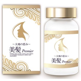 ヘアケアサプリメント 女性用 亜鉛 27mg 女性向け サプリ 美髪プレミア 国内製造 90粒