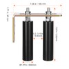 Happybuy Sliding Gate Kit, 6” Rolling Gate Hardware Kit with