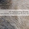 Redecker Natural Pig Bristle Curved Espresso Maker Brush with Oiled