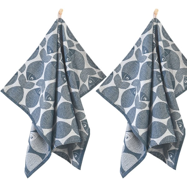 ZWOLTEX Set of 2 Jacquard Tea Towels/Tea Towels, Kitchen Towels,