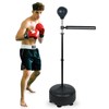 INNOLIFE Boxing Bar Height Adjustable Spinning Bar with Punching Bag