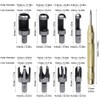 GYSRXS 23 Piece Countersink Drill Bit Set 6×Countersink 7×Trend Drill