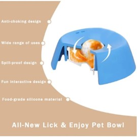 PawComfort Dog Slow Feeder Bowl Non Slip – Non-Slip Interactive Anti-Choking Puzzle Lick Bowl