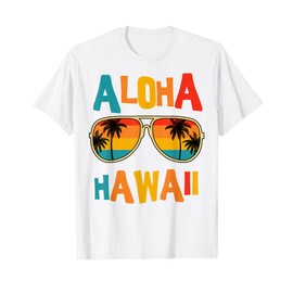 Aloha Hawaii Men Women Kids Hawaiian Sunglasses Boy Toddler T-Shirt