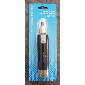 Blade NEW Blade Nose & Ear Hair Trimmer Stainless Steel Battery Operated Portable
