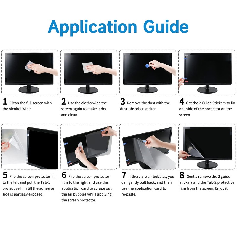 F FORITO 2-Pack Compatible with iMac 24 inch Anti Glare