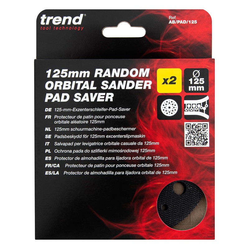 Trend 125 mm Pad Saver for Random Orbital ROS Sanders,