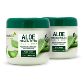 Tabaiba, aloe vera body cream, aloe vera cream, Tabaibaloe premium face and body cream, 2 units, 600 ml