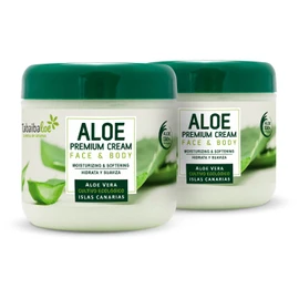 Tabaiba, aloe vera body cream, aloe vera cream, Tabaibaloe premium face and body cream, 2 units, 600 ml