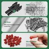 367Pcs 20 Kits Waterproof Automotive Electrical Connectors 1/2/3/4/6 Male&Female Pin