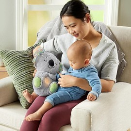 Fisher-Price Baby Sound Machine Soothe 'n Snuggle Koala Plush Baby Toy with...