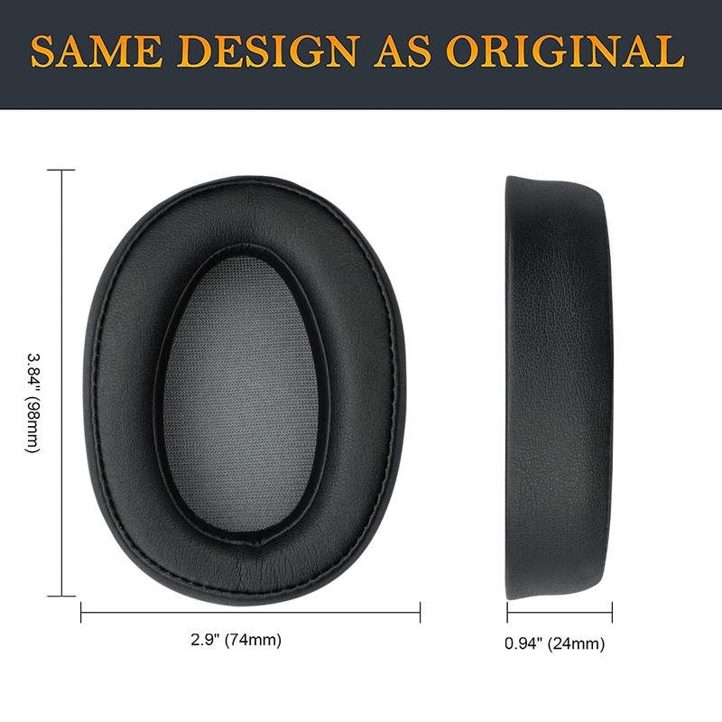 SOULWIT Earpads Cushions for Sony WH-H900N (h.Ear on 2 Wireless)