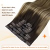 Full Shine Seamless Hair Extensions Clip ins 22 Inch Blonde