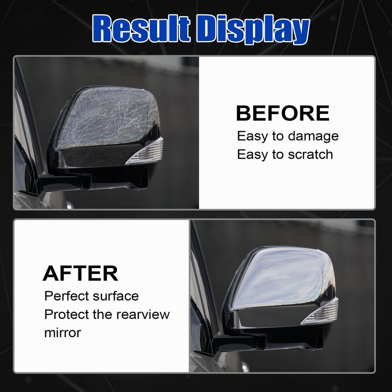 FZJDSD Rearview Mirror Guard Covers ABS Chrome Compatible with Infiniti