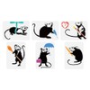 FINGERINSPIRE 6 PCS Banksy Rat Painting Stencil 8.3x11.7inch Reusable Banksy