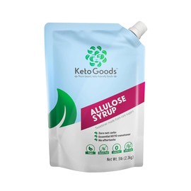 Keto Goods Allulose Sweetener - Sugar Free Keto Syrup, Zero Calorie with No Carbs - No Glycemic Impact Liquid Allulose - 80 OZ