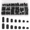 110 Pcs Plastic Spacers ABS Round Spacer M6 M8 Rubber