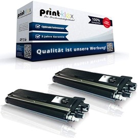 2 x Print-Klex Toner Cartridges Compatible with Brother DCP 9017 CDW DCP 9022 CDW TN-242BK TN 242 TN242 Black - Office Plus Series