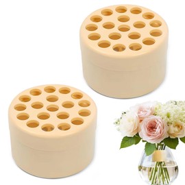 PAVIKE Ikebana Kenzan (2 Pieces) No Needles, Flower Stand, Flower Clip, Flower Arrangement, Flower Arrangement, Round Shape