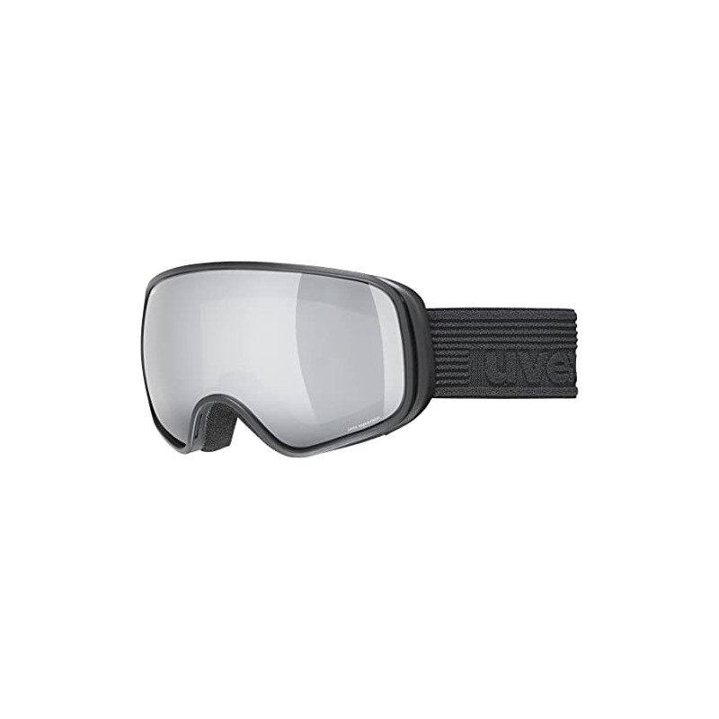 uvex Unisex Children's Scribble FM Sph Ski Goggles, Black/Silver/Clear, One