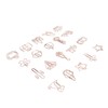 100Pcs Paper Clips Cute Look Note Clip Marking Document Organizing