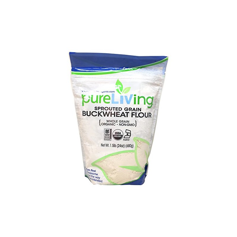 Pure Living Liv Organic Sprouted Buckwheat Flour - 24 oz