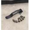 DH Black Pocket Clip W/Golden Bronze Torx Screws For Streamlight