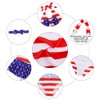 RAISEVERN Toddler Bathing Suit Patriotic Swimsuit Girl Baby Kids Swimwear