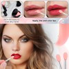 Silicone Lip Brush, 50 Pcs Reusable Lipstick Applicator Wands Silicone