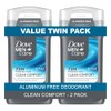 Desodorante en barra Dove Men+Care, Clean Comfort, 3 onzas, paquete