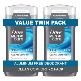 Desodorante en barra Dove Men+Care, Clean Comfort, 3 onzas, paquete doble