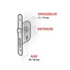 THIRARD - NF Mortice Lock with Key for Room Door