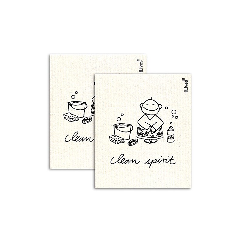 NineLives Cleaning Cloth, 70% Cellulose and 30% Cotton, Clean Spirit,
