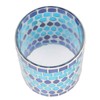 Mosaic Votive Candle Holder Handcrafted Glass Tea Light Holder for