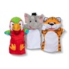 Melissa & Doug Safari Buddies Hand Puppets, Set of 6