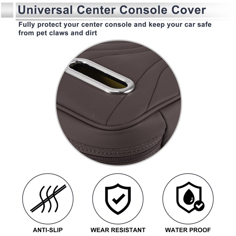X AUTOHAUX Car Center Console Cover Car Armrest Cover Multifunctional